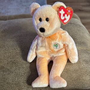 Ty Beanie Babies Soft Peach Bear Plush